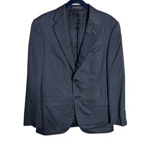 Astor & Black Sport Coat Scabal Silk Blazer Dark Gray size 38S